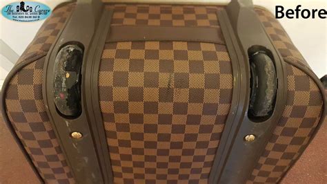 louis vuitton luggage wheel repair